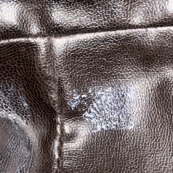 Chanel chocolate suede fringe bucket crossbody shoulder tote purse with pouch - Picture 15 of 16